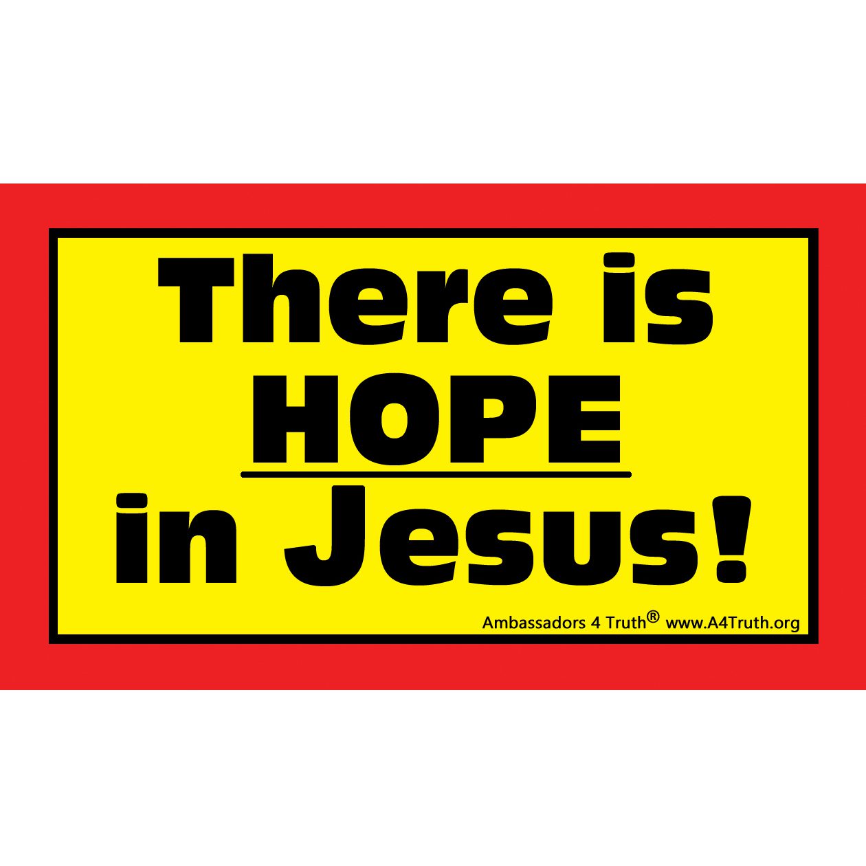 There is Hope in Jesus_Sticker There is Hope in Jesus_Sticker