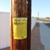 Evangelism Street Sign on Telephone Pole
