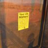 Evangelism Street Sign at Bus stop