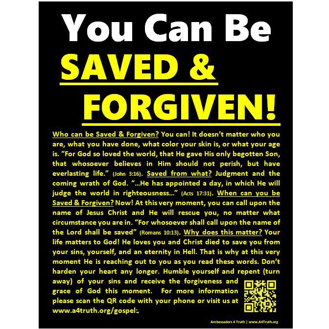 019C_You Can Be Saved and Forgiven_Evangelism Signs