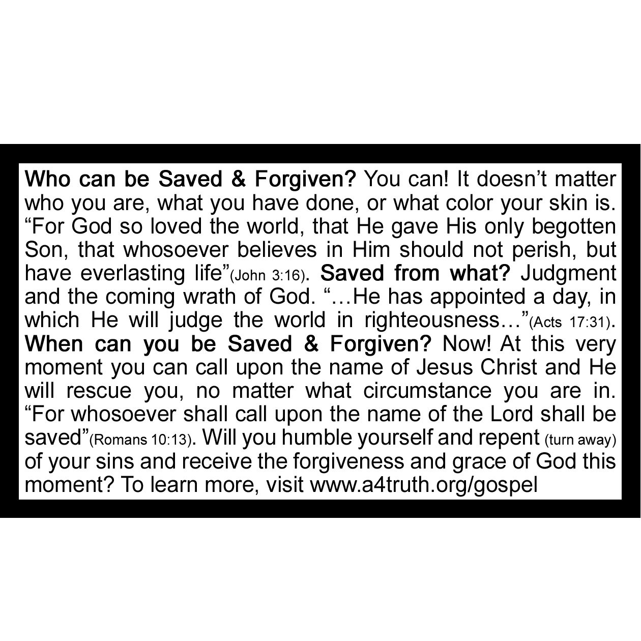 You can be Saved and Forgiven_Back Business Card Sized