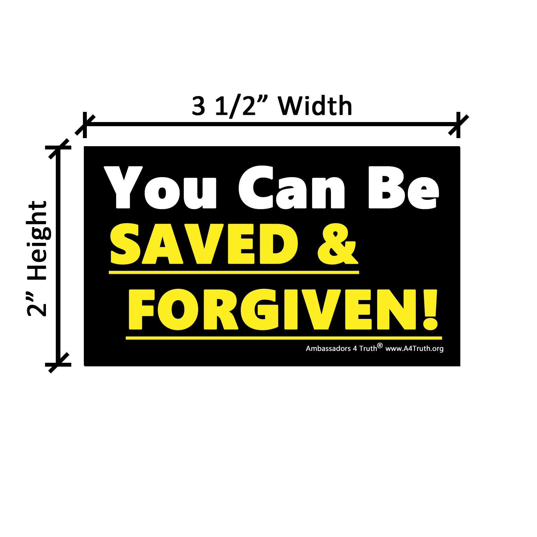 You can be Saved and Forgiven_Dimensions Business Card Sized You can be Saved and Forgiven_Dimensions Business Card Sized