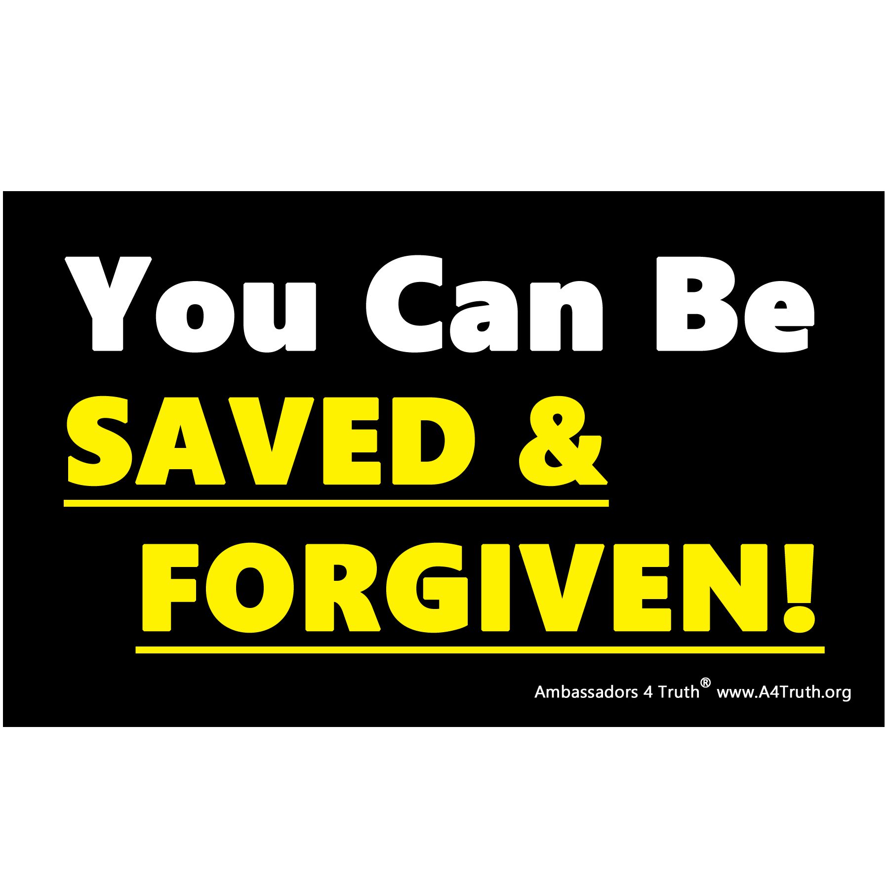 You can be Saved and Forgiven_Front You can be Saved and Forgiven_Front